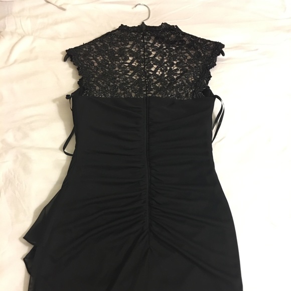 Xscape black illusion back Cocktail/dinner dress - Picture 2 of 3